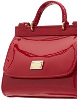 Thumbnail for your product : Dolce & Gabbana Sicily Patent Leather Shoulder Bag