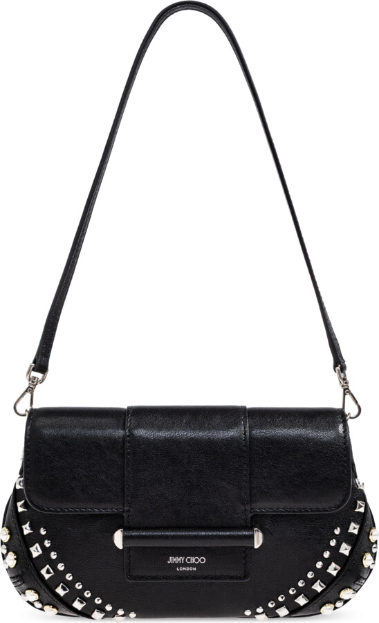 Jimmy Choo Shoulder Bag 'Bar Wallet'  - Black