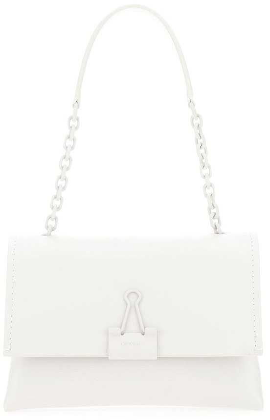 off white medium binder clip bolsa