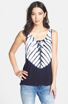 Thumbnail for your product : Olive & Oak Banded Back Tie Dye High/Low Tank
