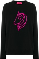 Thumbnail for your product : Ireneisgood Unicorn-Intarsia Knit Jumper