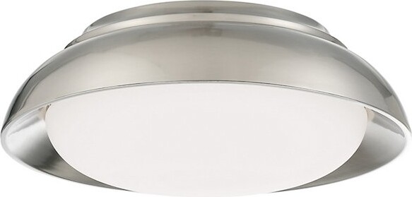 Minka Lavery LED Flushmount Light in White Size: Medium