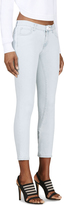 Thumbnail for your product : Christopher Kane Pale Blue Crystal Button Skinny Jean