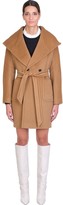 Thumbnail for your product : Tagliatore Chelsey Coat In Leather Color Wool