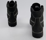 Thumbnail for your product : Timberland Slim Premium 6 Inch Boots Black Nubuck Contrast Stitch
