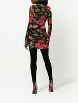 Thumbnail for your product : Dolce & Gabbana Floral-Print Minidress