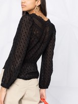 Thumbnail for your product : Etoile Isabel Marant Broderie Anglaise Peplum Blouse