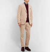 Thumbnail for your product : Brunello Cucinelli Beige Slim-Fit Sea Island Cotton-Corduroy Suit Jacket - Men - Camel