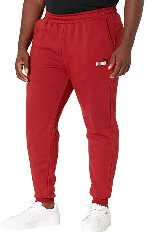 red puma joggers