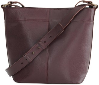 Point Leather Satchel Bag