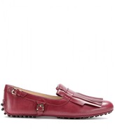 Thumbnail for your product : Tod's Gommini fringed leather loafers