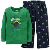 Thumbnail for your product : Carter's Little Boys' 2-Piece Dinosaur Pajamas