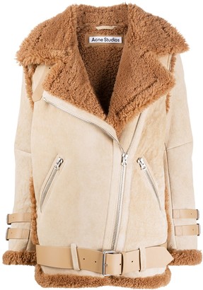 acne studios fur jacket