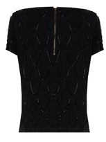 Thumbnail for your product : Alice + Olivia Iryna Beaded Tee