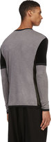 Thumbnail for your product : Denis Gagnon Black Velvet & Jersey Layered T-Shirt