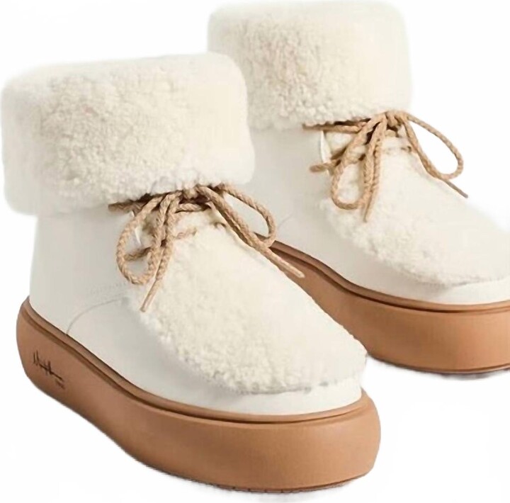 Montelliana Women's Sonia Booties In Off White