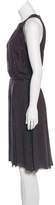 Thumbnail for your product : L'Agence Crystal Embellished Silk Dress