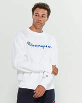 Thumbnail for your product : Champion Chain Stitch Logo Long Sleeve Sweatshirt