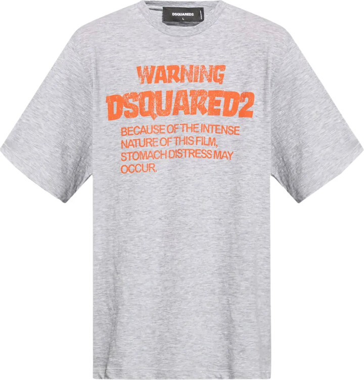 DSQUARED2 slogan-print cotton T-shirt