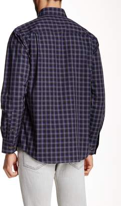 James Tattersall Hillman Shadow Plaid Modern Fit Shirt