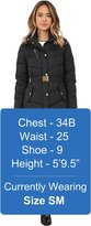 Thumbnail for your product : Cole Haan Single Breasted Down Jacket with Chevron Quilt