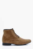 Thumbnail for your product : boohoo Faux Suede Lace Up Boots