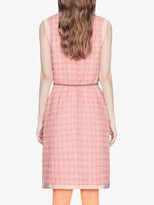 Thumbnail for your product : Gucci Short tweed dress with chain belt