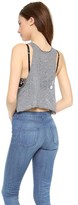 Thumbnail for your product : Daftbird Loose Cropped Burnout Tank