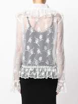 Thumbnail for your product : Christopher Kane tulip lace biker jacket