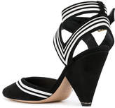 Thumbnail for your product : Nicholas Kirkwood Labyrinth Opticollage strap pumps