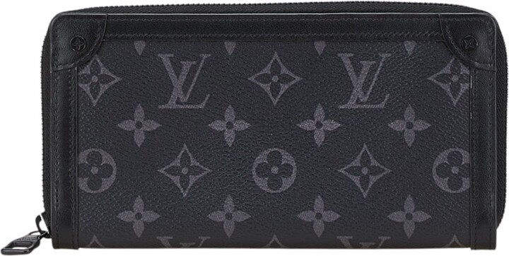 Louis Vuitton Black Pvc Leather Wallet (Bi-Fold) (Pre-Owned)
