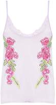 Thumbnail for your product : boohoo Mesh Applique Print Cami