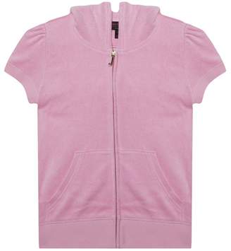 Juicy Couture Cherry Grove Microterry Short Sleeve Robertson Jacket For Girls