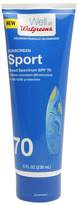 Thumbnail for your product : Walgreens Sport Sunscreen Lotion Tube SPF 70
