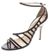 Thumbnail for your product : Jimmy Choo Leather Ankle Strap Sandals