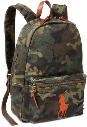 Polo Ralph Lauren Men's Camouflage Canvas Backpack