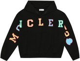 Thumbnail for your product : Moncler Enfant Logo stretch-cotton hoodie