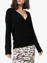 Thumbnail for your product : Ply-Knits V-neck cashmere sweater