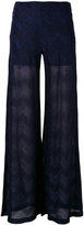 M Missoni - jersey trousers - women - coton/Polyamide/Polyester/Viscose - 44