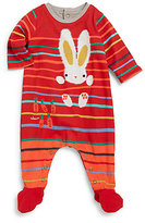 Thumbnail for your product : Catimini Infant's Bunny Stripe Footie