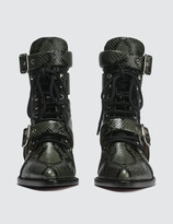 Thumbnail for your product : Chloé Python Print Rylee Medium Boots