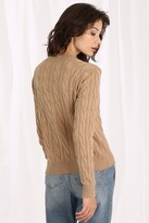 Thumbnail for your product : Minnie Rose Cotton Cable Cardigan - White