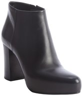 Thumbnail for your product : Prada black leather side zip heel booties