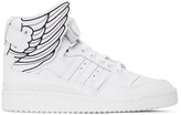 Thumbnail for your product : adidas White Jeremy Scott Edition Wings 4.0 Sneakers