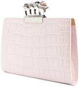 Thumbnail for your product : Alexander McQueen jewelled four-ring clutch