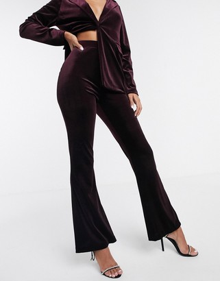velvet womens pant suit