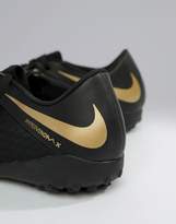 Thumbnail for your product : Nike Football Hypervenom Phantomx 3 Astro Turf Sneakers In Black AJ3815-090