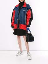 Thumbnail for your product : Ader Error Colour Block Oversized Sports Jacket