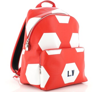 A LIMITED EDITION BLACK EPI LEATHER FIFA WORLD CUP APOLLO BACKPACK WITH  SILVER HARDWARE, LOUIS VUITTON, 2018