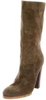 Thumbnail for your product : Lanvin Suede Mid-Calf Boots